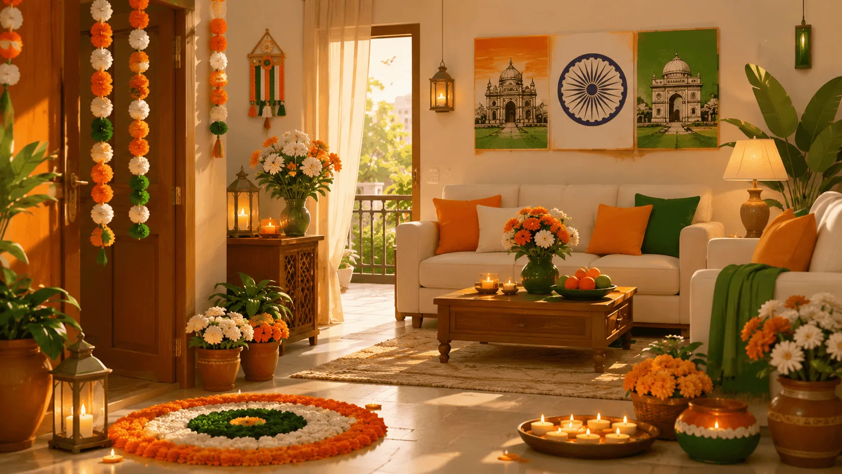 How to decorate your home for Independence Day without overdoing the tricolour