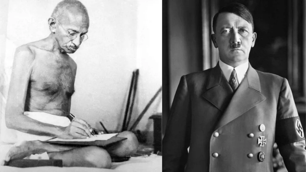 Mahatma Gandhi appeals to Adolf Hitler