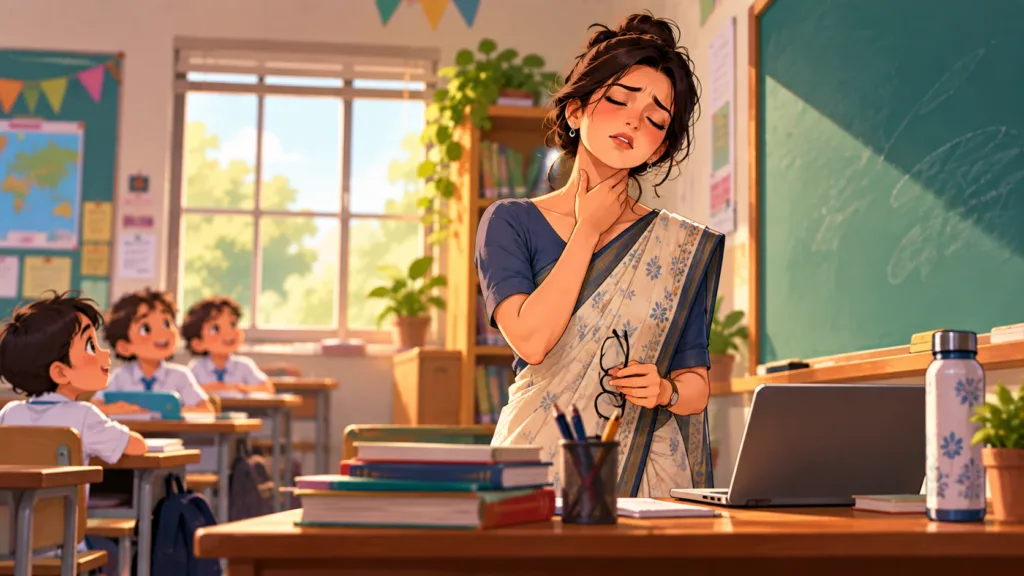 Teacher voice strain