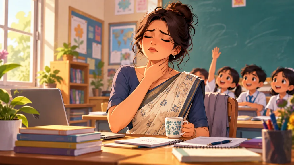 Teacher voice strain