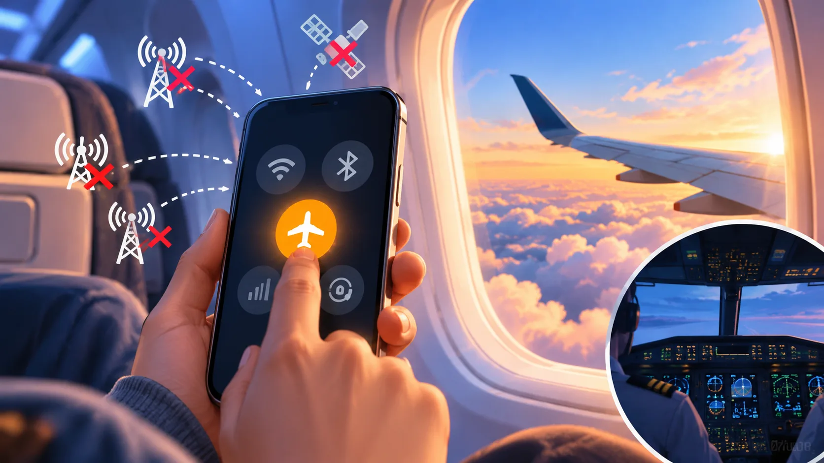 Do you know why airlines really ask you to put your phone on airplane mode?
