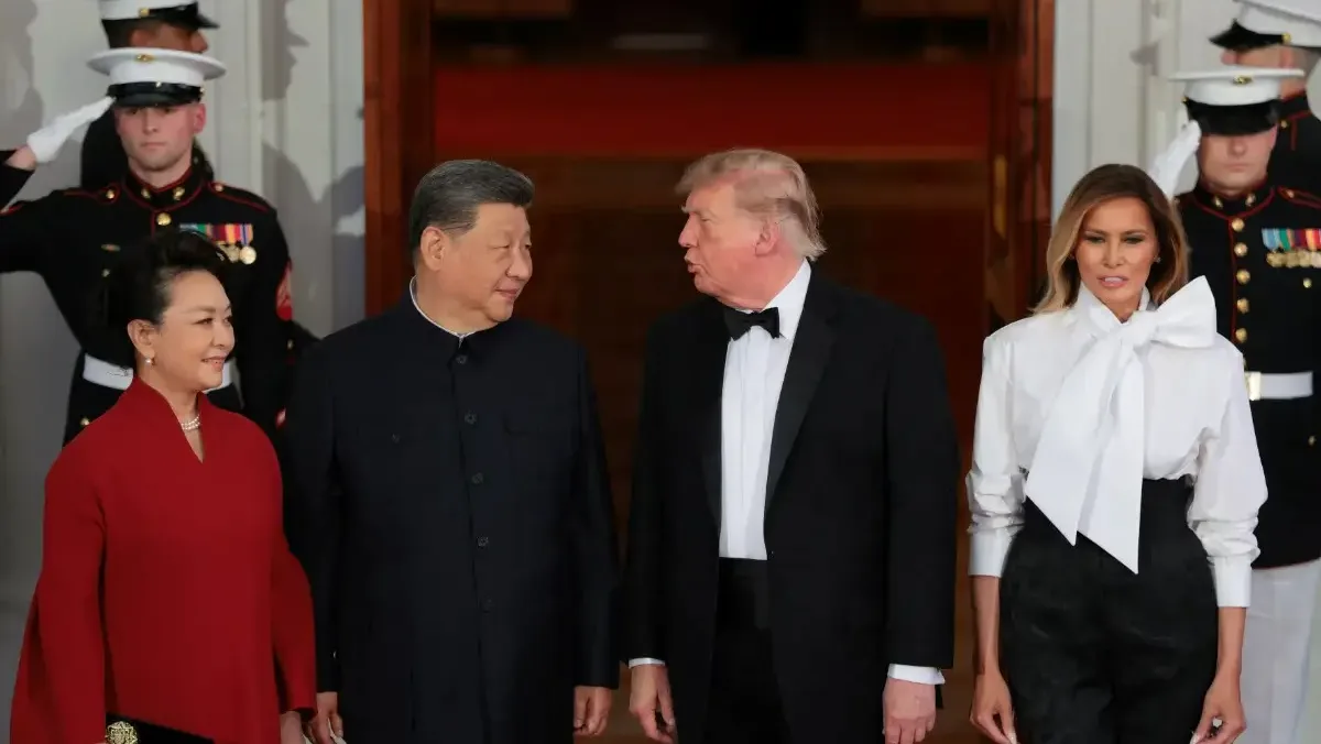 Tech titans meet diplomacy as Trump hosts Xi Jinping at the White House.