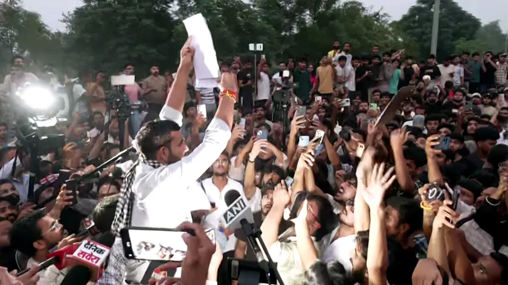 Violence erupted at Lovely Professional University in Punjab’s Phagwara