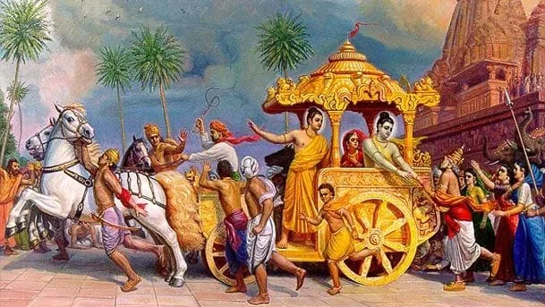 ram leaving ayodhya for exile
