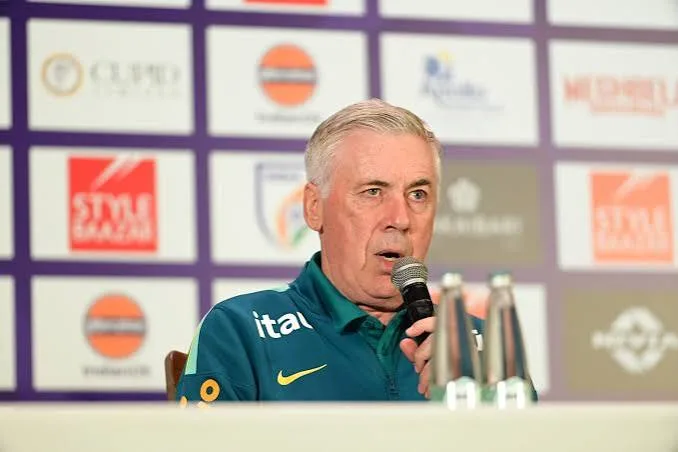 Brazil head coach Carlo Ancelotti