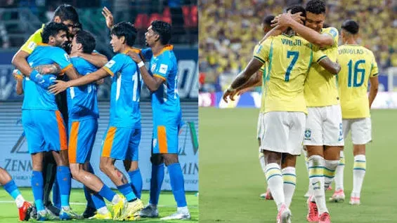 India and Brazil football team
