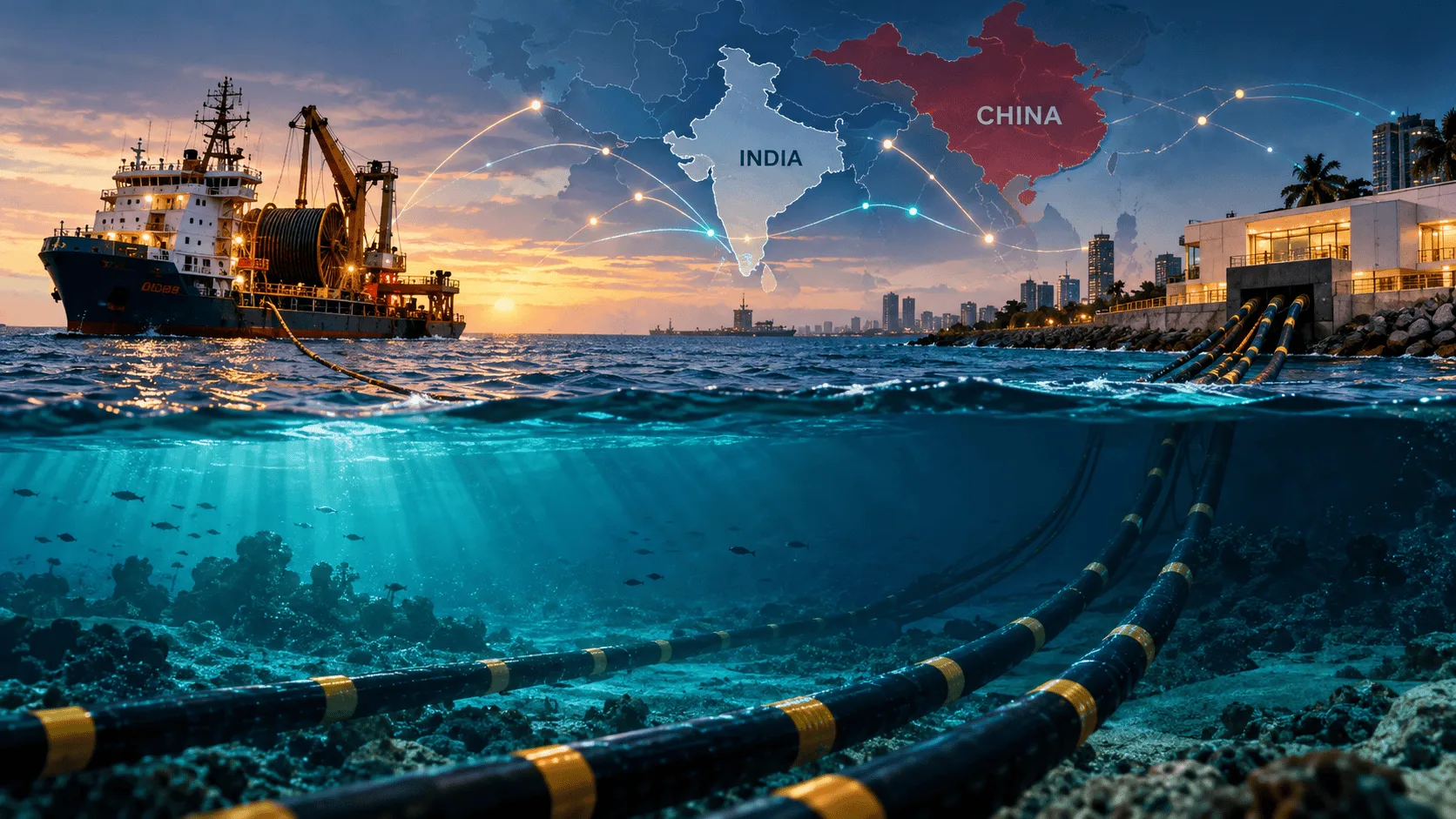 Undersea cable threats rise: Here’s why India needs a stronger repair network