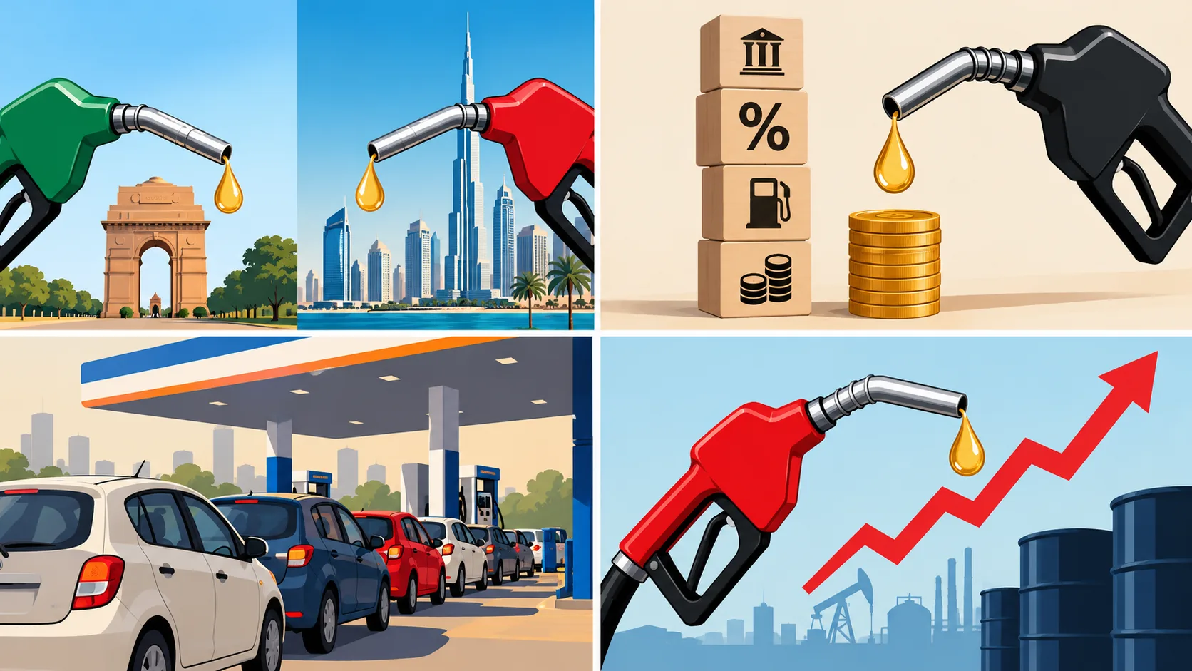 The UAE's monthly fuel revision reshuffled the comparison, but 'cheaper in India' is no blanket verdict when petrol prices vary from city to city | AI
