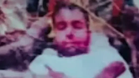 The AI-generated image of a funeral that was submitted to the authorities. 
