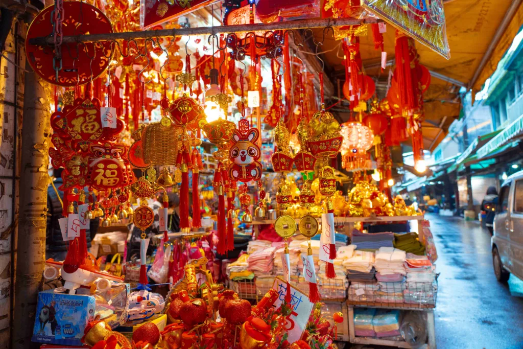 Hunt for souvenirs at Temple Street Night Market