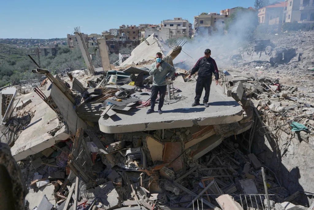 The Dahiya doctrine has featured in discussions about Israeli military operations in the Gaza Strip, including the 2008-09 Gaza war and the war that began in October 2023 following Hamas's attack on Israel. (AP)