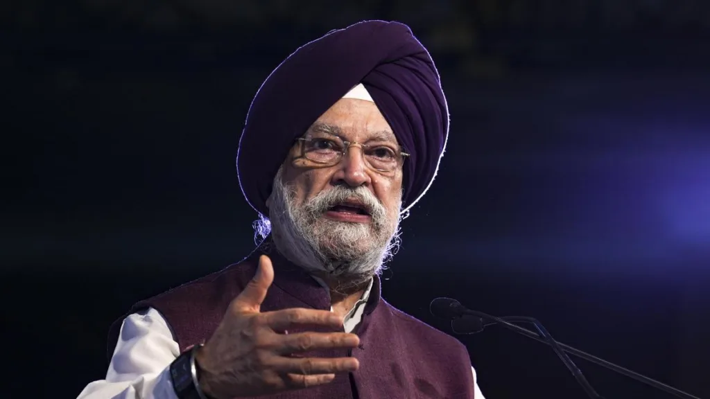 The BJP’s decision to field Puri follows its announcement of eight candidates for the Uttar Pradesh Rajya Sabha elections earlier this month, a list that did not include the Union minister. (ANI)