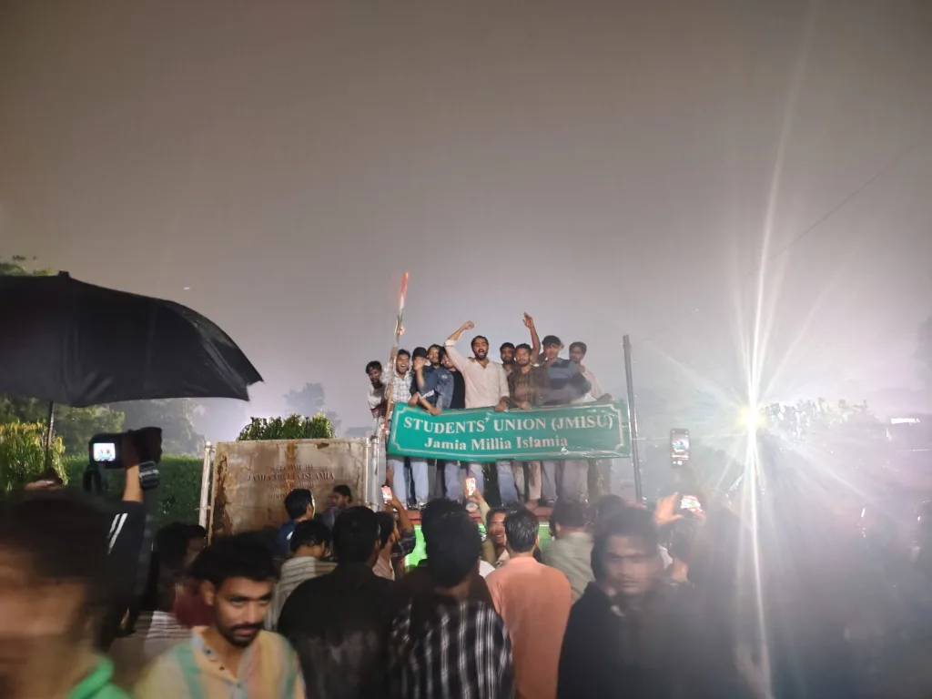 Jamia Millia Islamia has announced a timeline to restore its students’ union and hold elections, bringing a two-week-long protest to an end. (File Image/@Shaptadeep Saha)