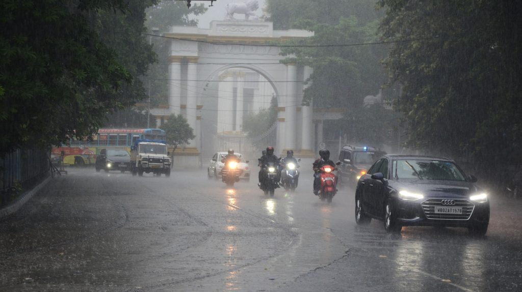 Kolkata in rain
