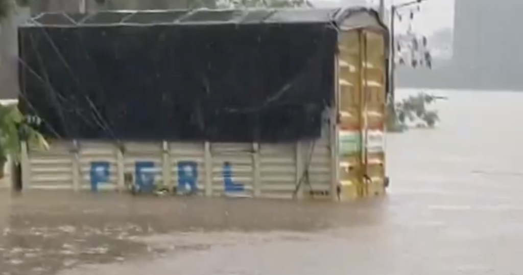 Mumbai rains brought the financial capital to a standstill. (ANI)