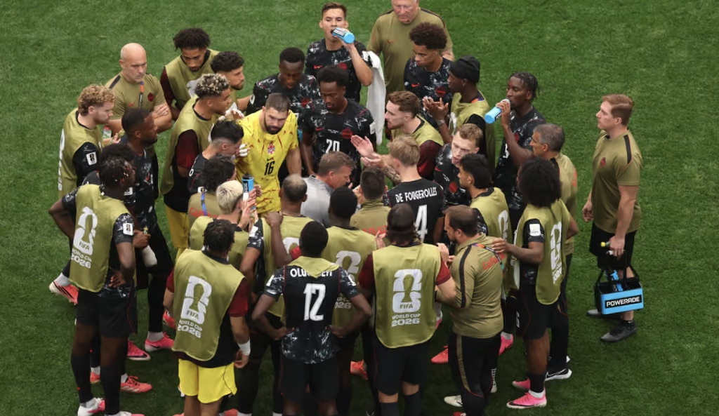 The Morocco vs Canada World Cup 2026 result ended Canada's memorable campaign despite another energetic performance. (Photograph: Lars Baron/Getty Images)