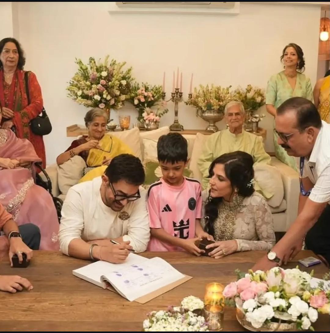Aamir Khan ties the knot with Gauri Spratt in a private ceremony; here are the updates