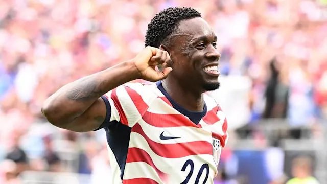 Folarin Balogun ban stemmed from an incident in which the forward stepped on Bosnia defender Tarik Muharemovic during the Round of 32 encounter. (X)