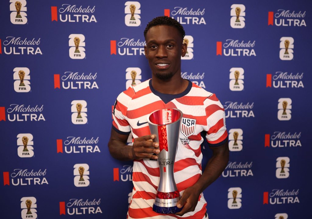 The removal of the Folarin Balogun ban is a major boost for the American side, who face a strong Belgium team for a place in the quarter-finals. (X)