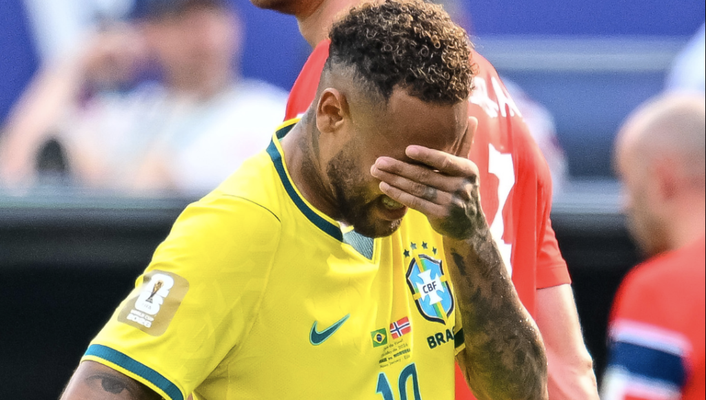 Neymar is Brazil's all-time leading men's goalscorer with 79 international goals. (X/@brfootball)