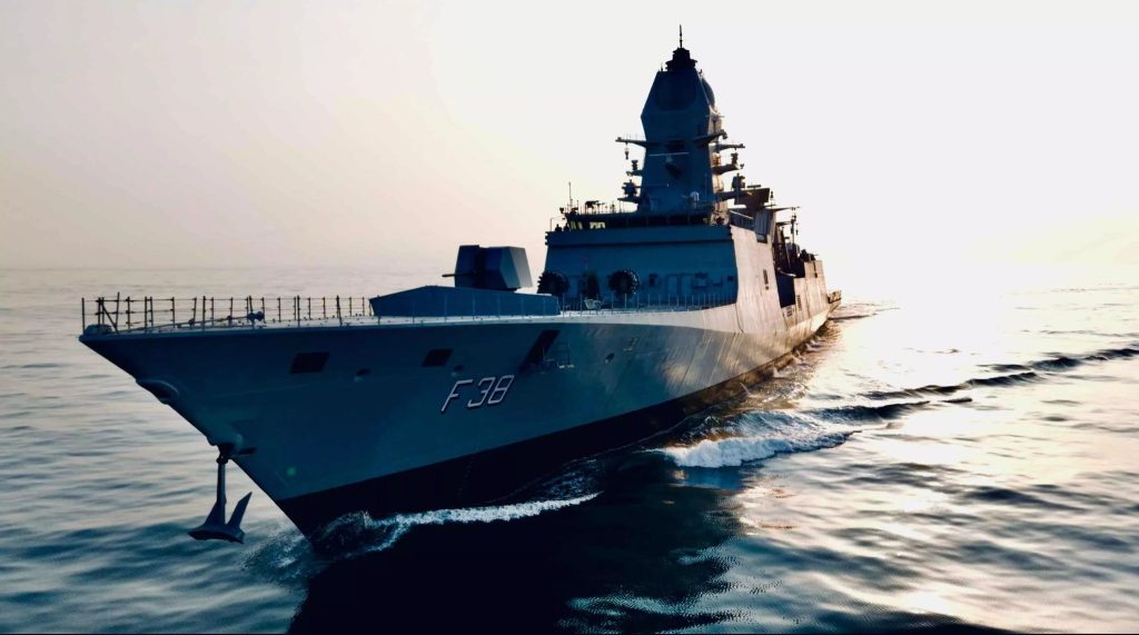 
The Indian Navy is set to commission Mahendragiri, the sixth indigenous Project 17A stealth frigate, at Visakhapatnam on July 11. (X)
