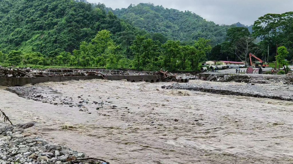 Heavy rain in North Bengal
