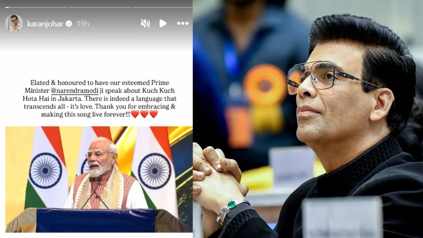 ‘Elated & honoured…’: Karan Johar reacts after PM Modi cites ‘Kuch Kuch Hota Hai’ in Indonesia speech