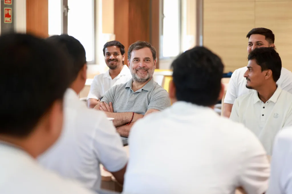 Rahul Gandhi alleged that a 100-page PDF containing questions was circulated shortly before the examination. (X)