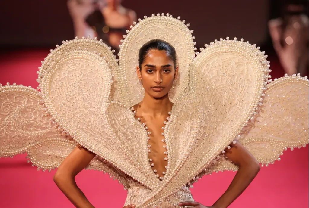 Designer Manish Malhotra made his Paris Haute Couture Week debut with Maa