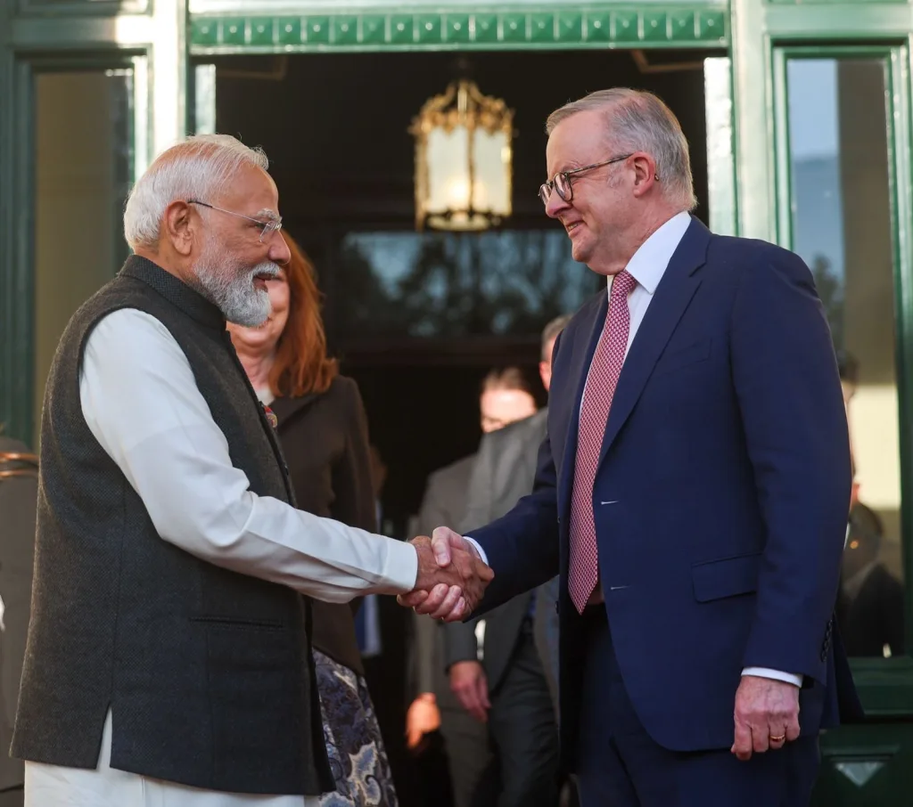 India-Australia meetings / X, Narendra Modi