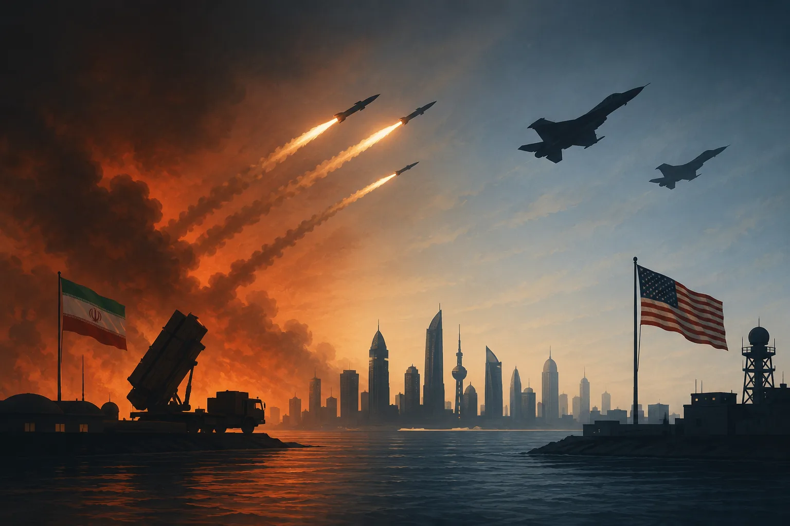 Iran targets US bases in Gulf, Trump says ‘This is in retribution for yesterday’s bombing of ships by Iran’