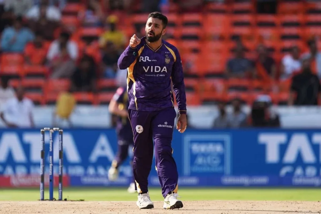Varun Chakravarthy had broken his left foot's toe during IPL 2026. (X)