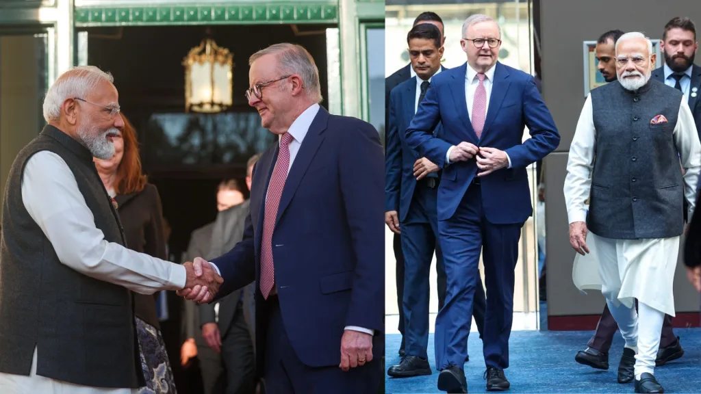 The announcements came after the two leaders met in Melbourne during the second leg of PM Modi's three-nation tour | X/@narendramodi