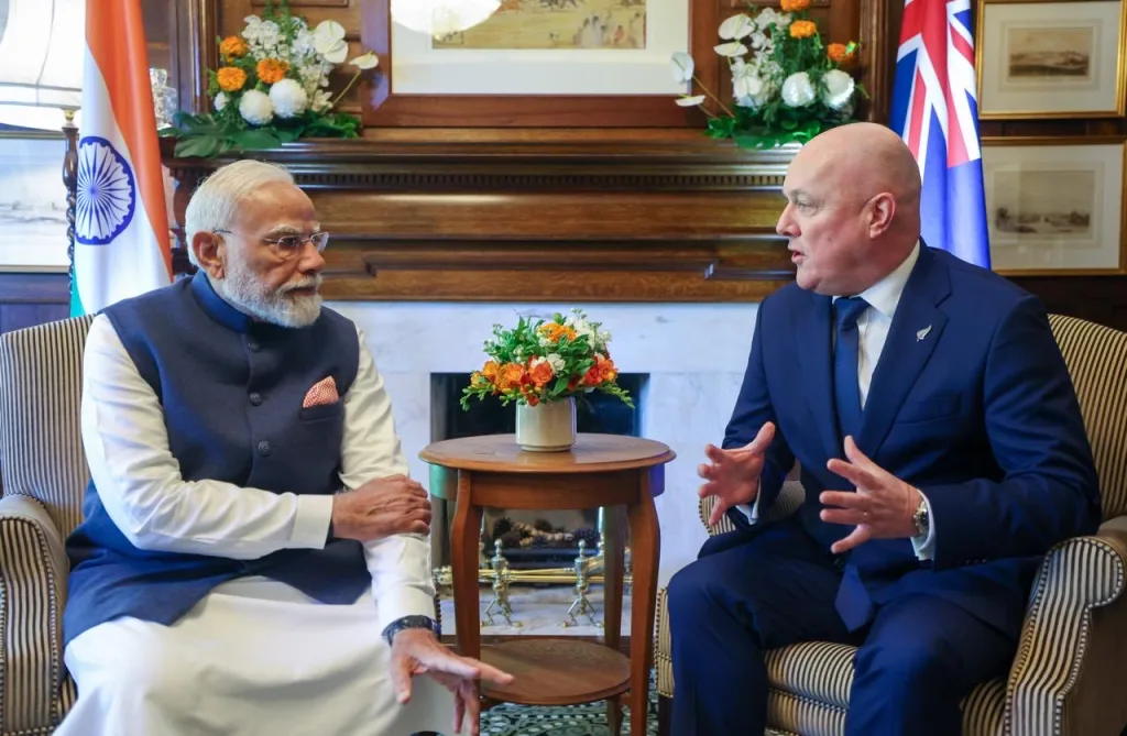 PM Modi, Christopher Luxon hold key bilateral talks in Auckland