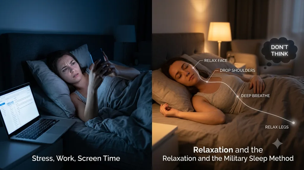 The Military Sleep Method is believed to have been developed to help military personnel rest in demanding environments | AI generated