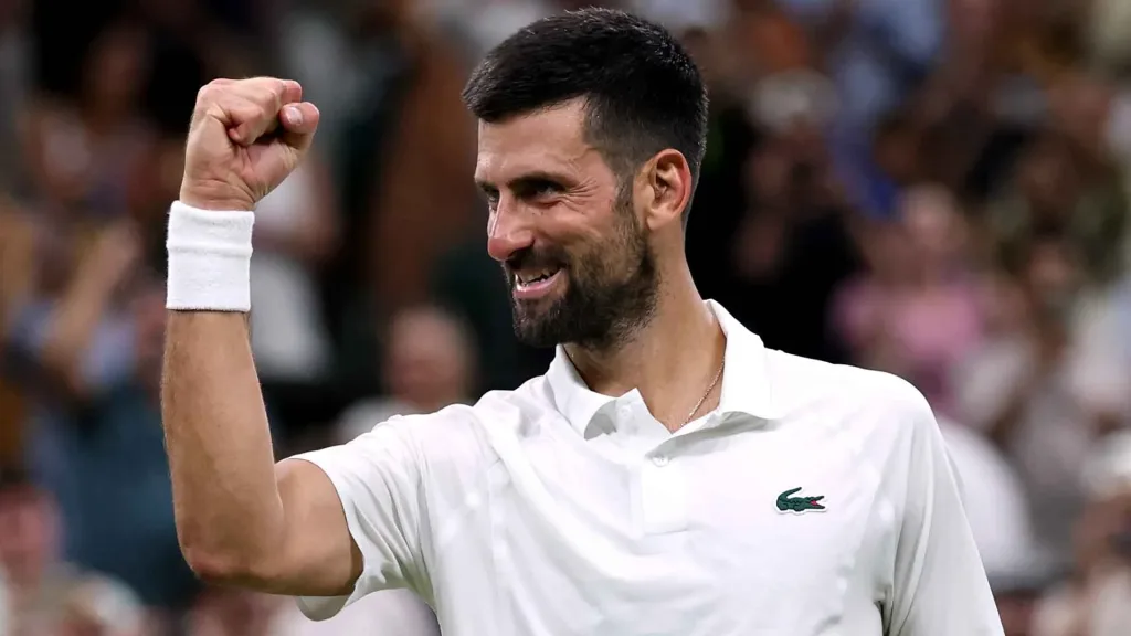 Novak Djokovic at Wimbledon