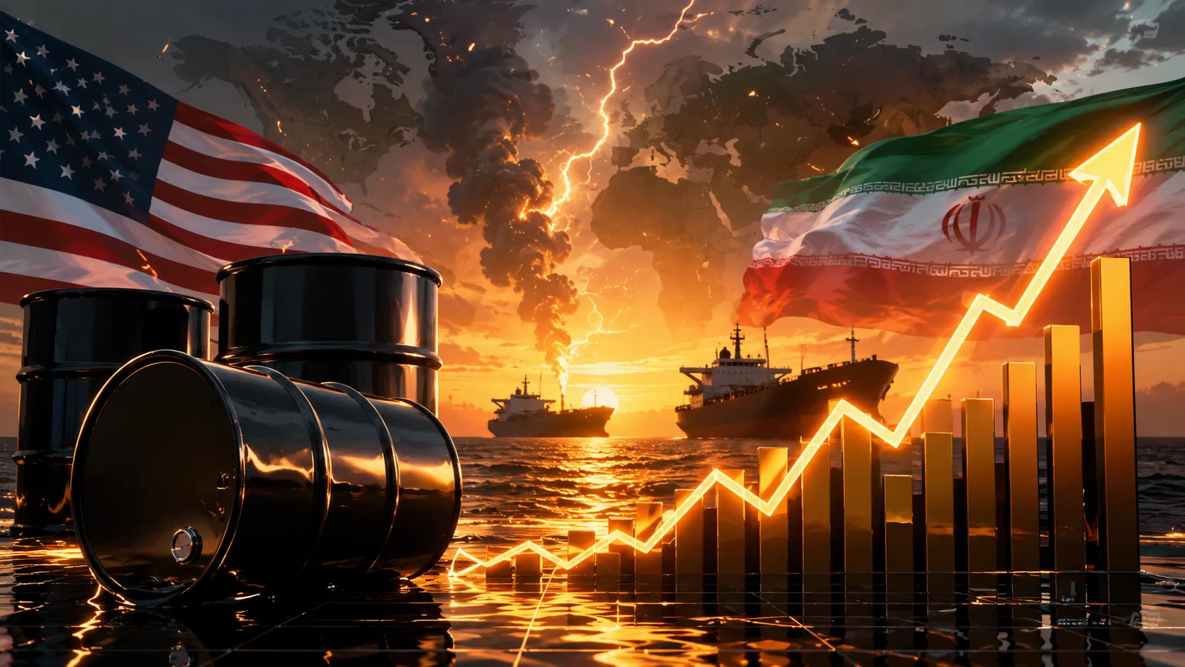 Crude oil rallies 10% in two days as US-Iran conflict jolts global markets
