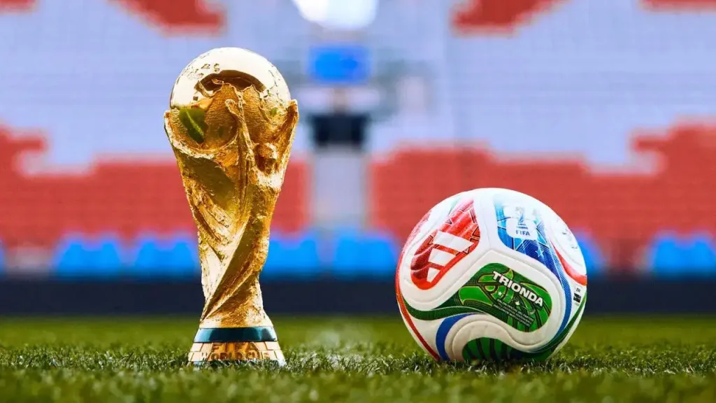 FIFA World Cup with the official ball of 2026 World Cup, Trionda