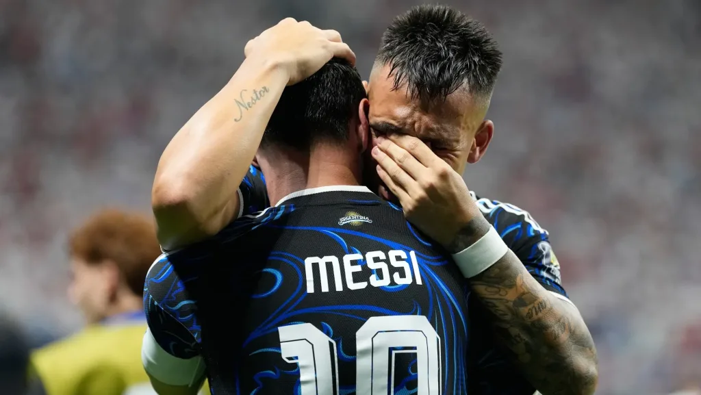 Messi and Martinez