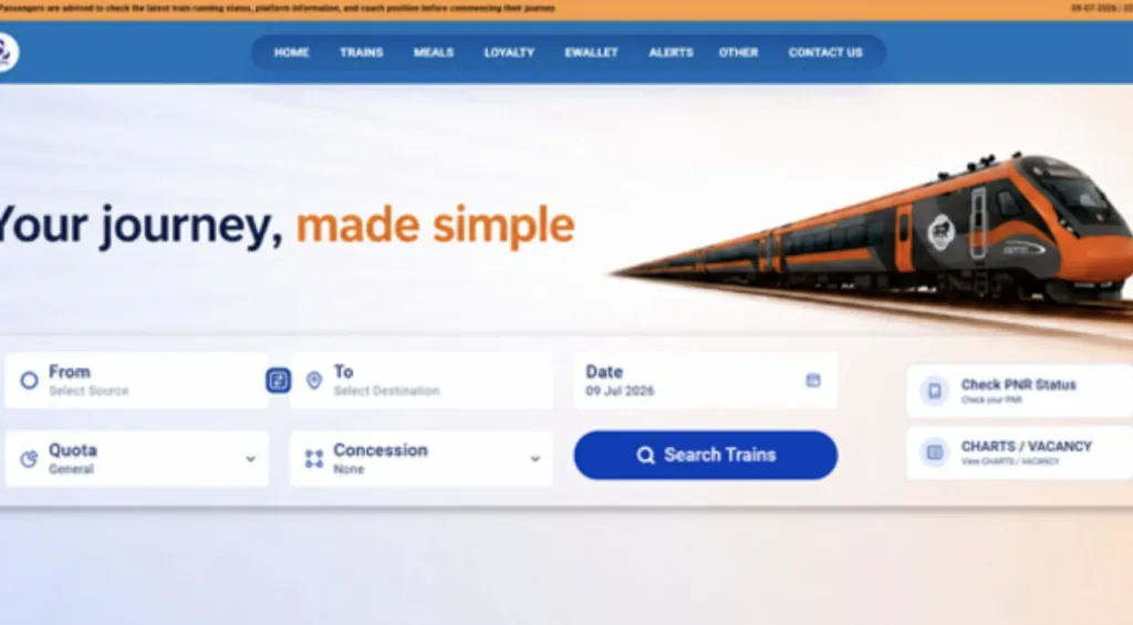 The beta platform allows passengers to explore the redesigned website while sharing feedback that will help Indian Railways refine the system before the complete rollout. (Ministry of Railways)