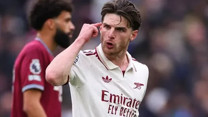 Arsenal's Declan Rice