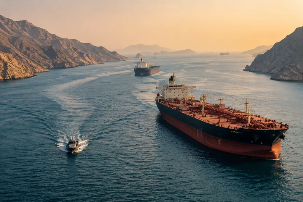 India-bound ships lead Strait of Hormuz transit requests. (AI)