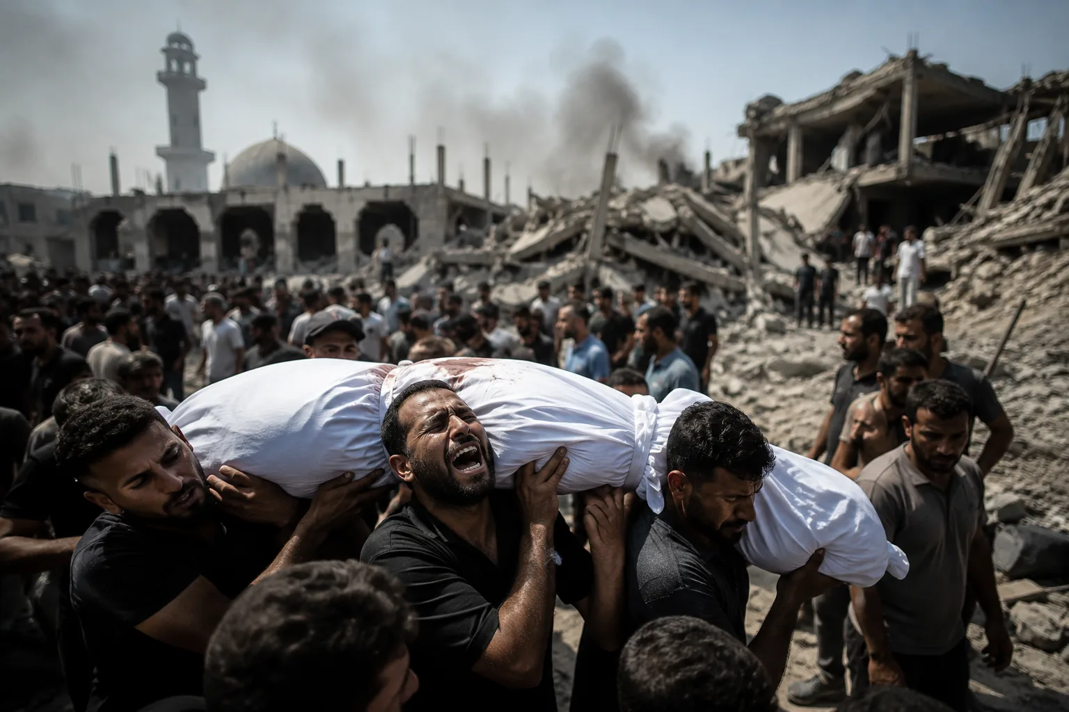 Israeli strike on Gaza funeral kills mourners; military says claims are ‘under review’