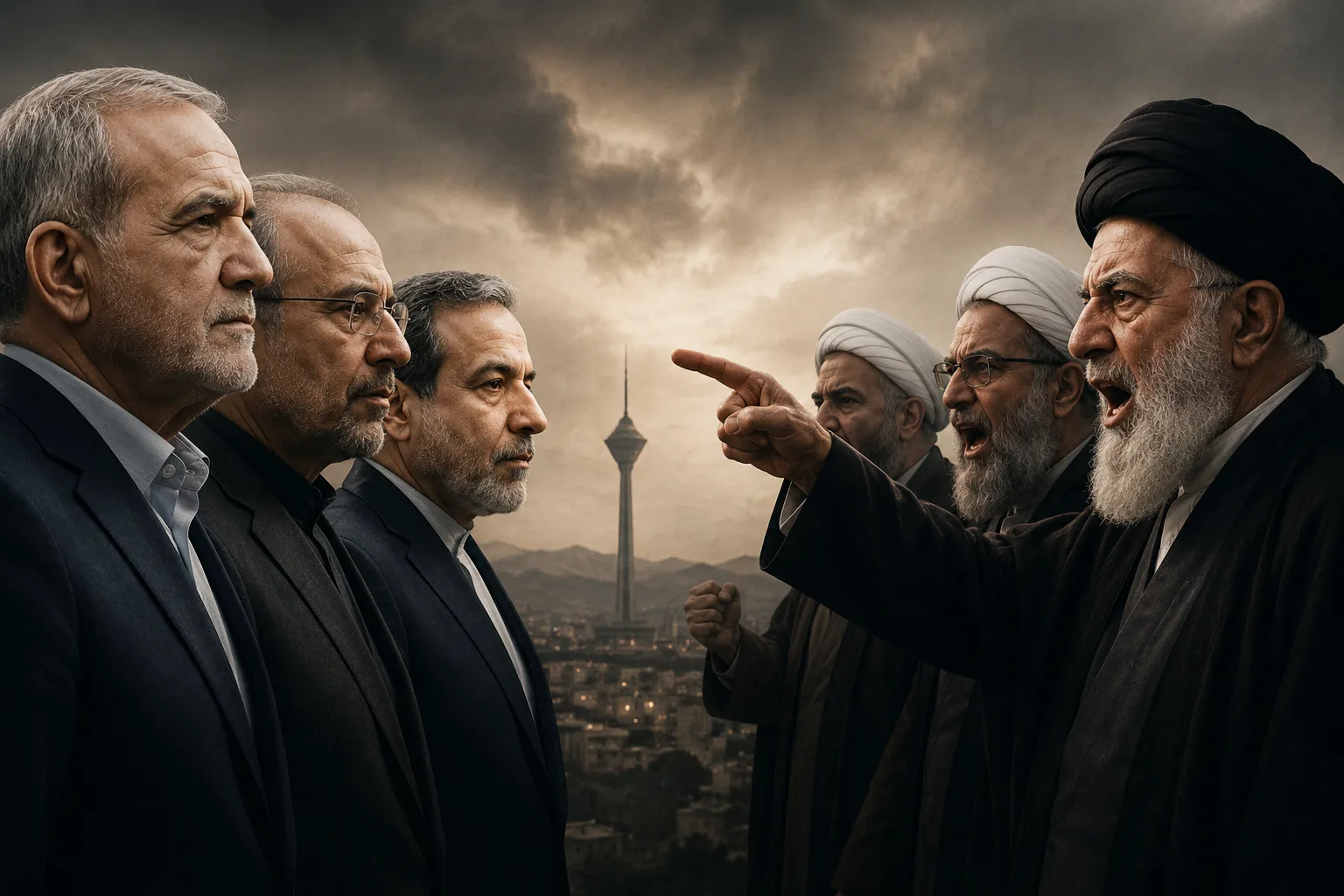 Iran hardliners accuse leaders of ‘coup’ after Khamenei funeral exposes deep rift