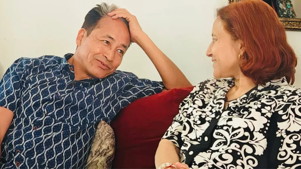 Sonam Wangchuk and his wife Gitanjali Angmo