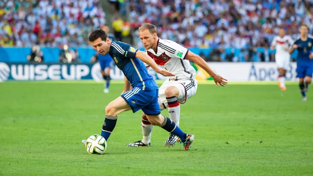 Leo Messi against Germany at FIFA World Cup 2014 final