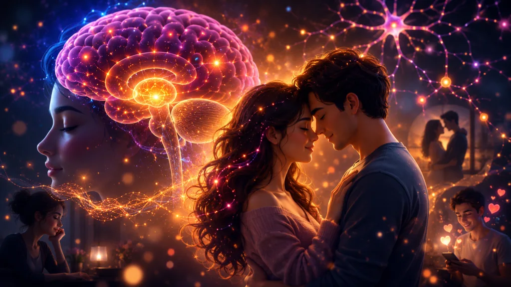 Brain, dopamine and romance illustrating the science of attraction