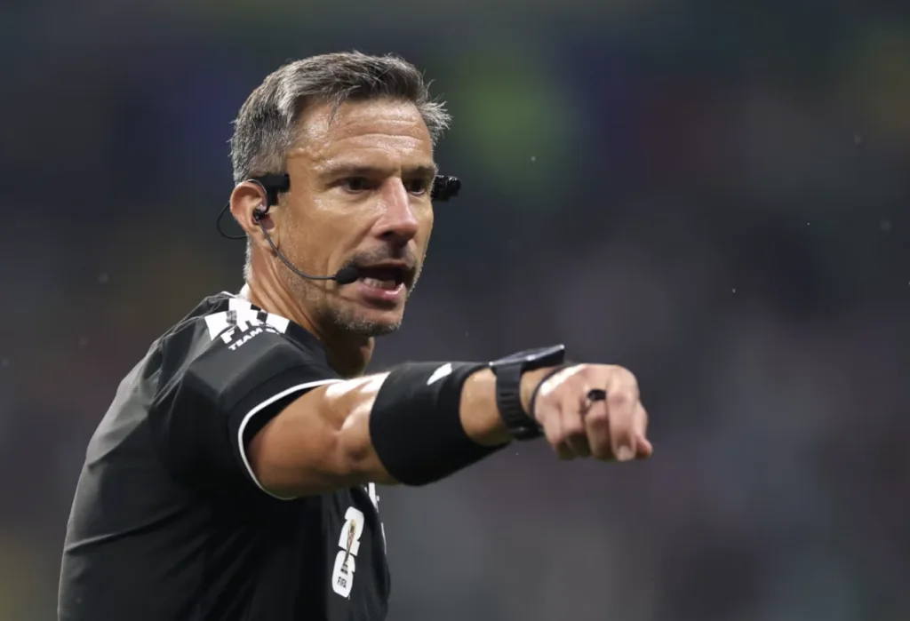 FIFA captured an emotional moment after the announcement, showing Vincic reacting to the news that he would officiate the tournament's showpiece event. (X)