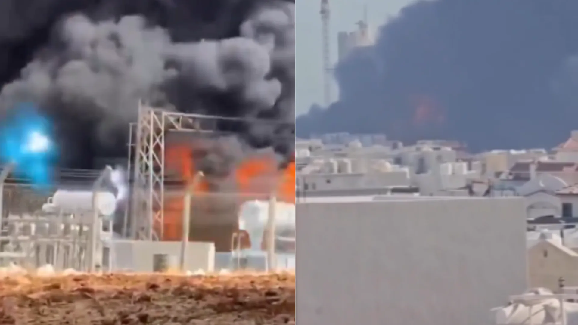 Iran strikes Kuwait power plant, massive fire erupts as US hits back for ninth night