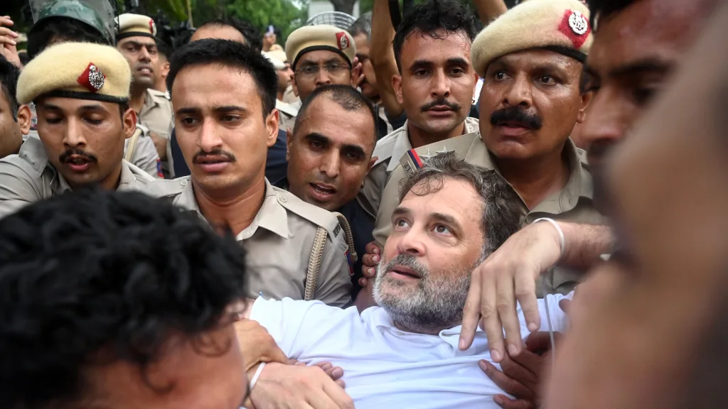 The Enforcement Directorate alleges that Sonia Gandhi and Rahul Gandhi, along with other accused, benefited through their shareholding in Young Indian. (ANI)